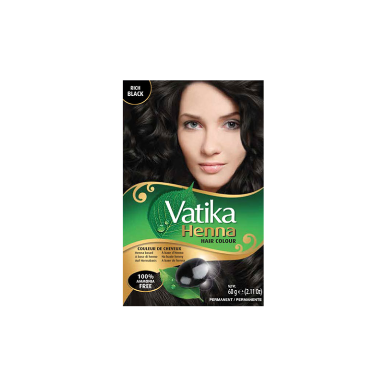 Vatika Henna Hair Colour 100 Ammonia Free Rich Black Extensionsparadise Dein Online Afroshop 