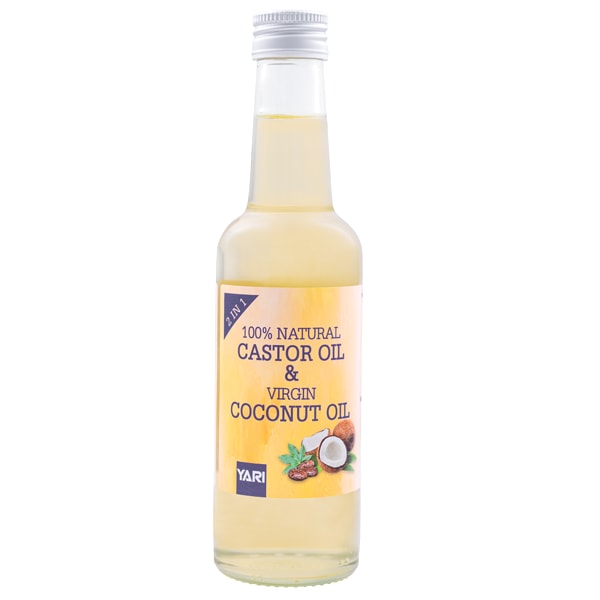 YARI 100% natural Castor oil & vrigin coconut Oil